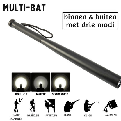 Multi Bat + LED-Zaklamp - #Multi Bat + LED-ZaklampDe Bazelaar