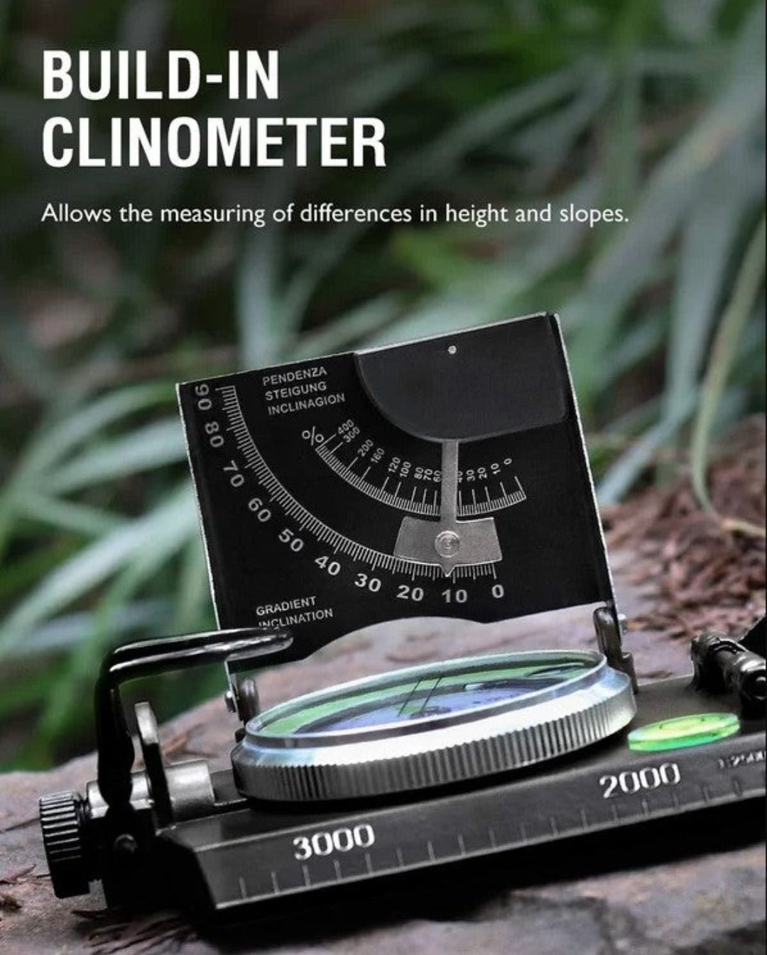 Navigatiekompas + Hellingsmeter - #Navigatiekompas + HellingsmeterDe Bazelaar