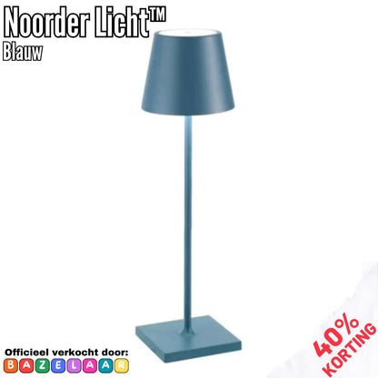 Noorder Licht™ | Draadloze oplaadbare tafellamp - #Noorder Licht™ | Draadloze oplaadbare tafellampDe Bazelaar