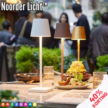 Noorder Licht™ | Draadloze oplaadbare tafellamp - #Noorder Licht™ | Draadloze oplaadbare tafellampDe Bazelaar