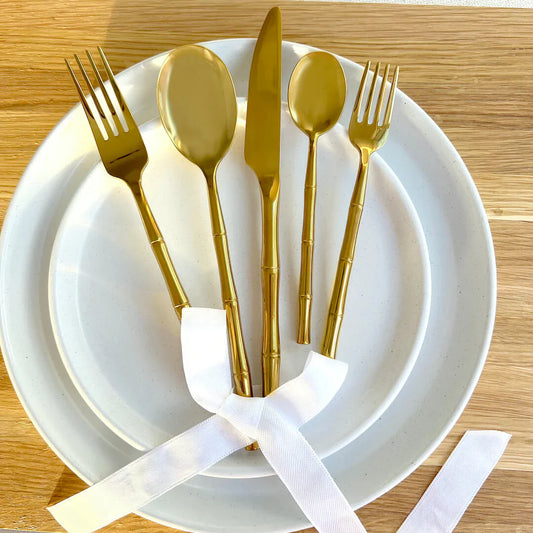 Premium Bestek Set - Modern Design - Duurzaam & Stijlvol-Cutlery Sets-De Bazelaar