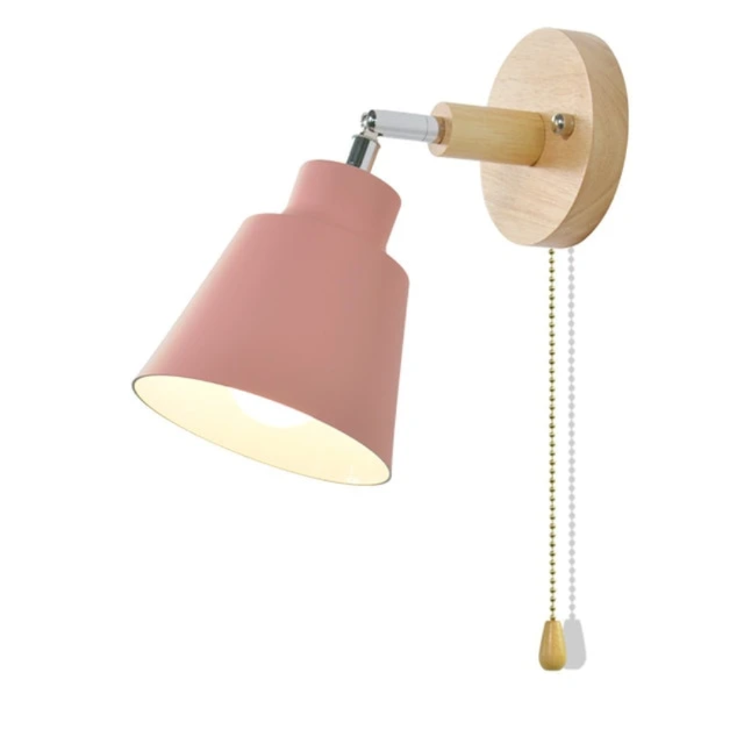 Draaibare Collin Wandlamp met Trekketting Schakelaar