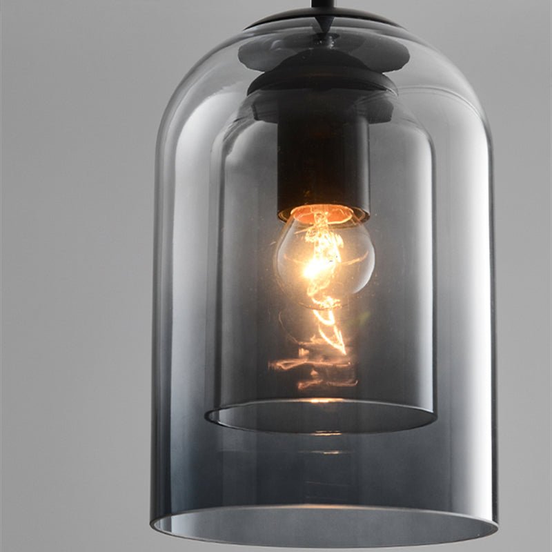 Retro Luxe Hanglamp Dubbel Glas – Tijdloos & Stijlvol