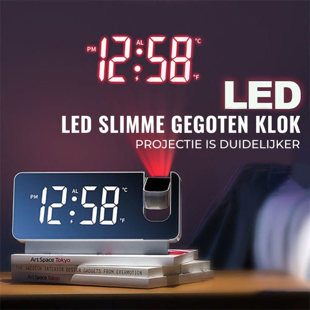 Projecteer Klok | Slimme Digitale Klok - #Projecteer Klok | Slimme Digitale KlokDe Bazelaar