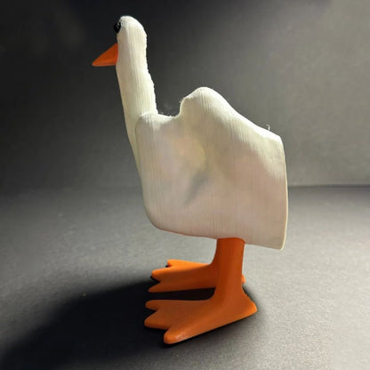 Quack Rebel | Eendornament Sculptuur - #Quack Rebel | Eendornament SculptuurDe Bazelaar