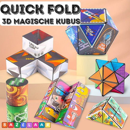 Quick Fold | 3D Magische Kubus - #Quick Fold | 3D Magische KubusDe Bazelaar