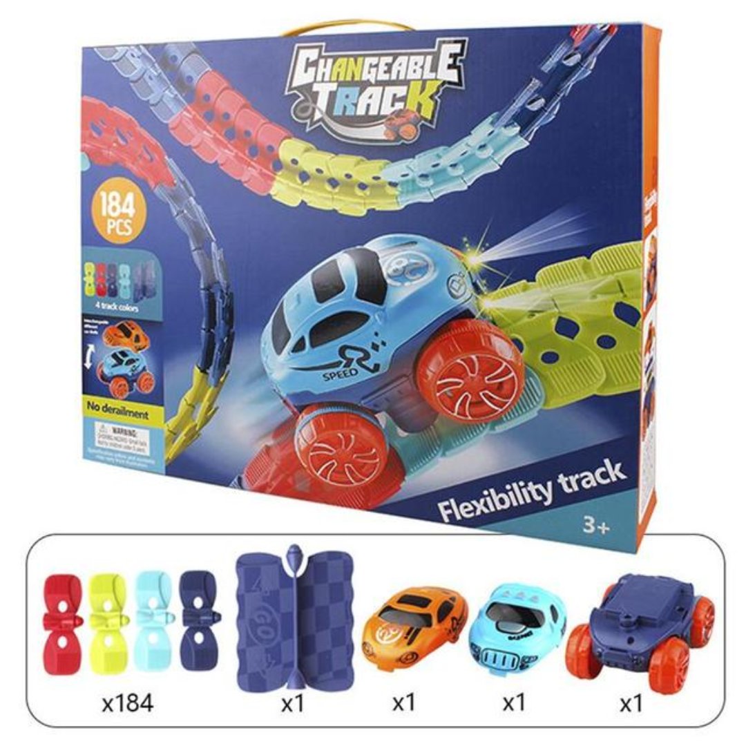 Race-Ready™ | Magnetische Autospeelbaan - #Race-Ready™ | Magnetische AutospeelbaanDe Bazelaar