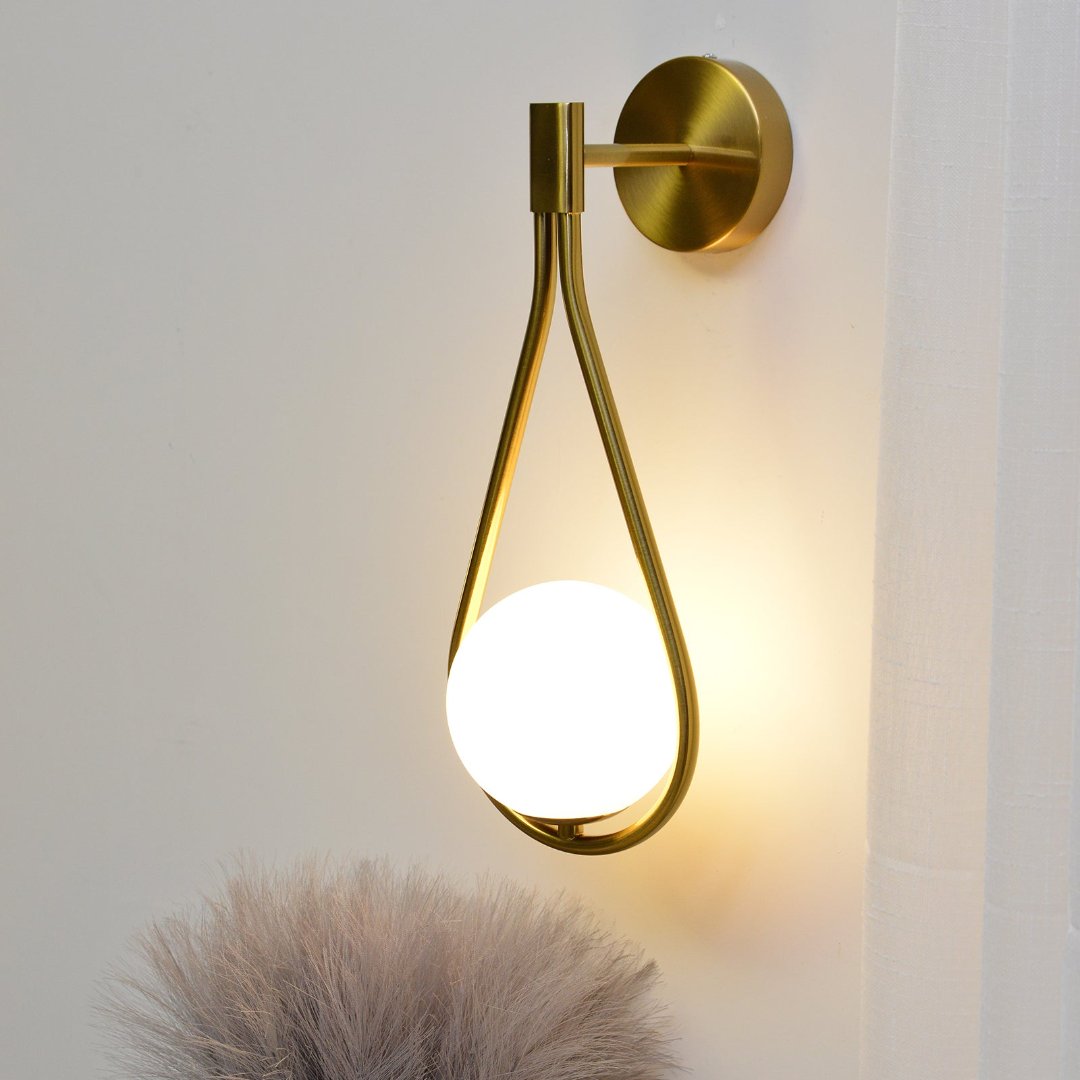 RIVA | Gouden Design Wandlamp - #RIVA | Gouden Design WandlampDe Bazelaar