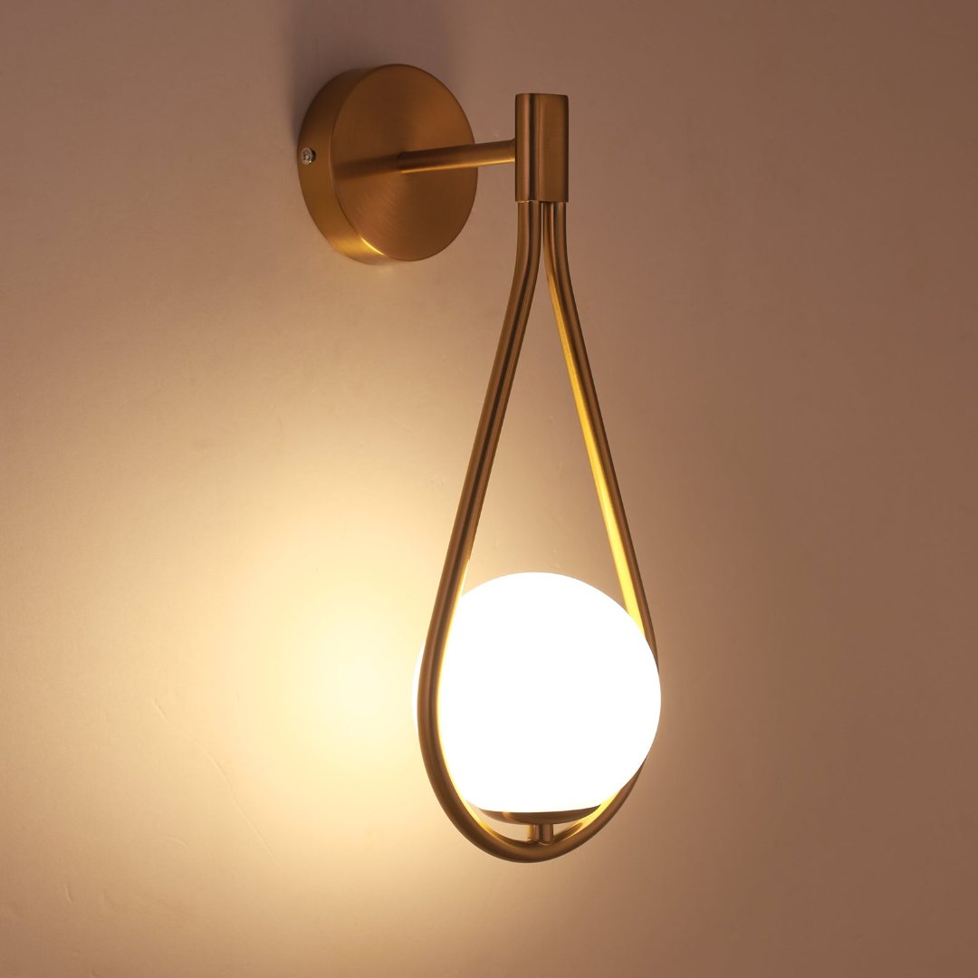 RIVA | Gouden Design Wandlamp - #RIVA | Gouden Design WandlampDe Bazelaar