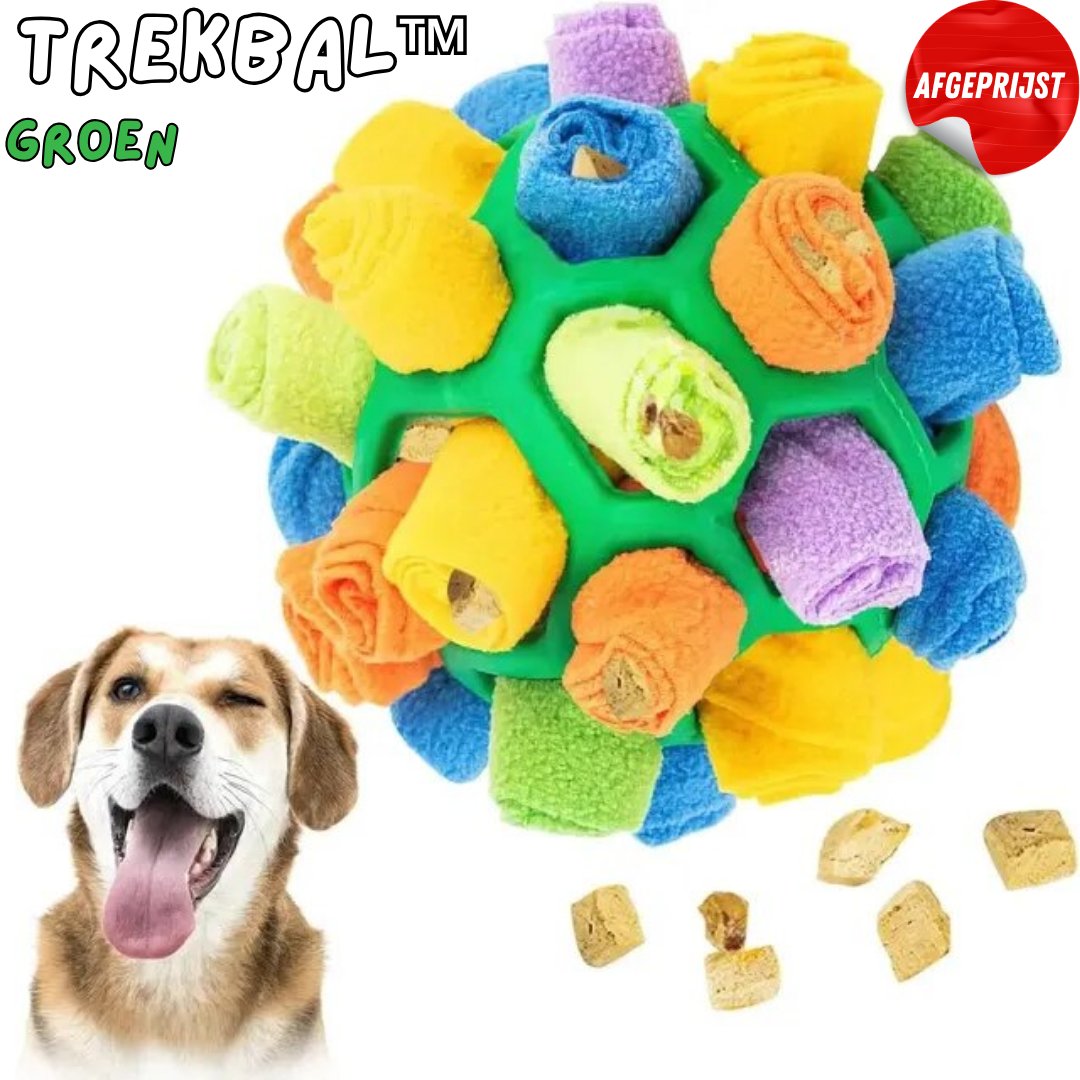 TrekBal™ | Snuffel Hondenspeeltje - #TrekBal™ | Snuffel HondenspeeltjeDe Bazelaar