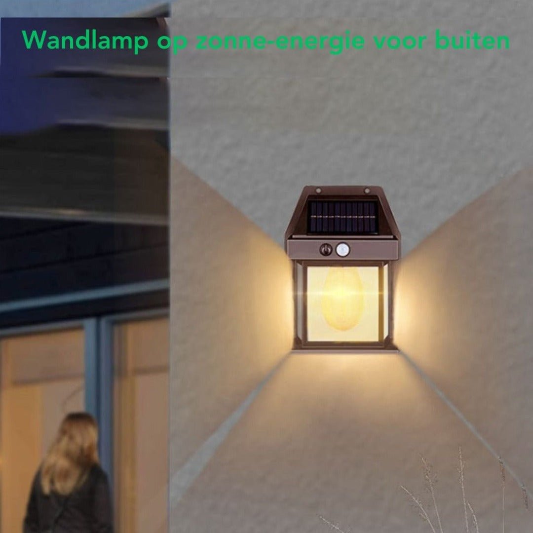 Wolfraam | Wandlamp Op Zonne-Energie - #Wolfraam | Wandlamp Op Zonne-EnergieDe Bazelaar