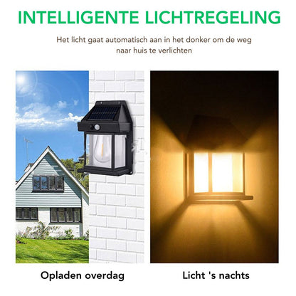 Wolfraam | Wandlamp Op Zonne-Energie - #Wolfraam | Wandlamp Op Zonne-EnergieDe Bazelaar