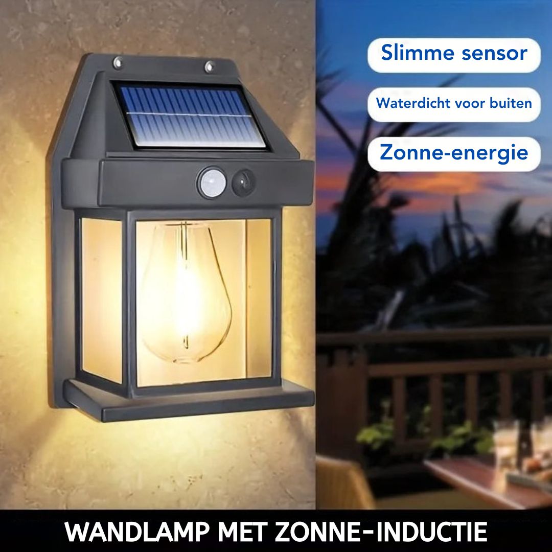 Wolfraam | Wandlamp Op Zonne-Energie - #Wolfraam | Wandlamp Op Zonne-EnergieDe Bazelaar