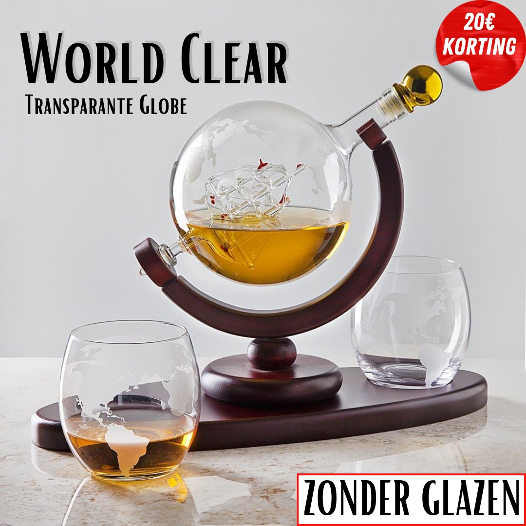 World Clear | Transparante Globe - #World Clear | Transparante GlobeDe Bazelaar